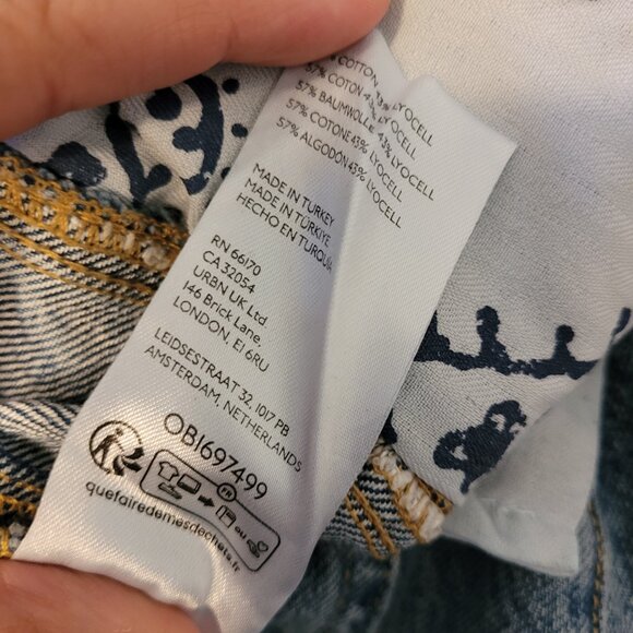 Free People We The Free Lucky You Mid Rise Barrel Leg Jeans - Picture 10 of 10